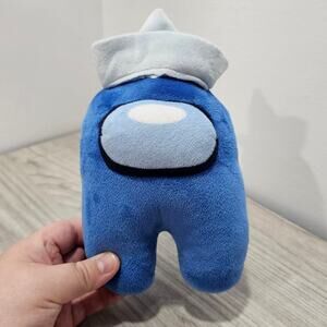 Toikido Among Us Plush Blue Sailor Hat Paper Boat Crewmate 8"